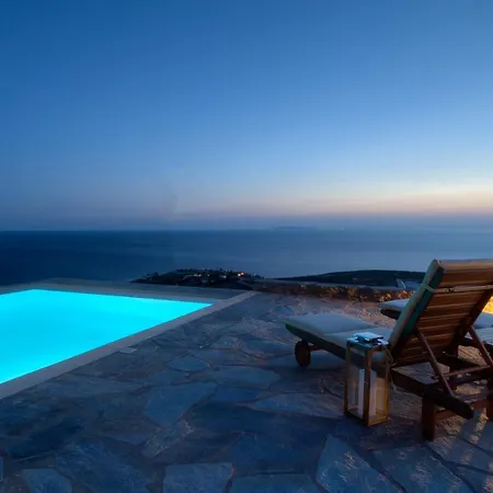 别墅 Phos Pool In Koundouros, Kea