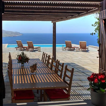Villa Phos Pool In Koundouros, Kea